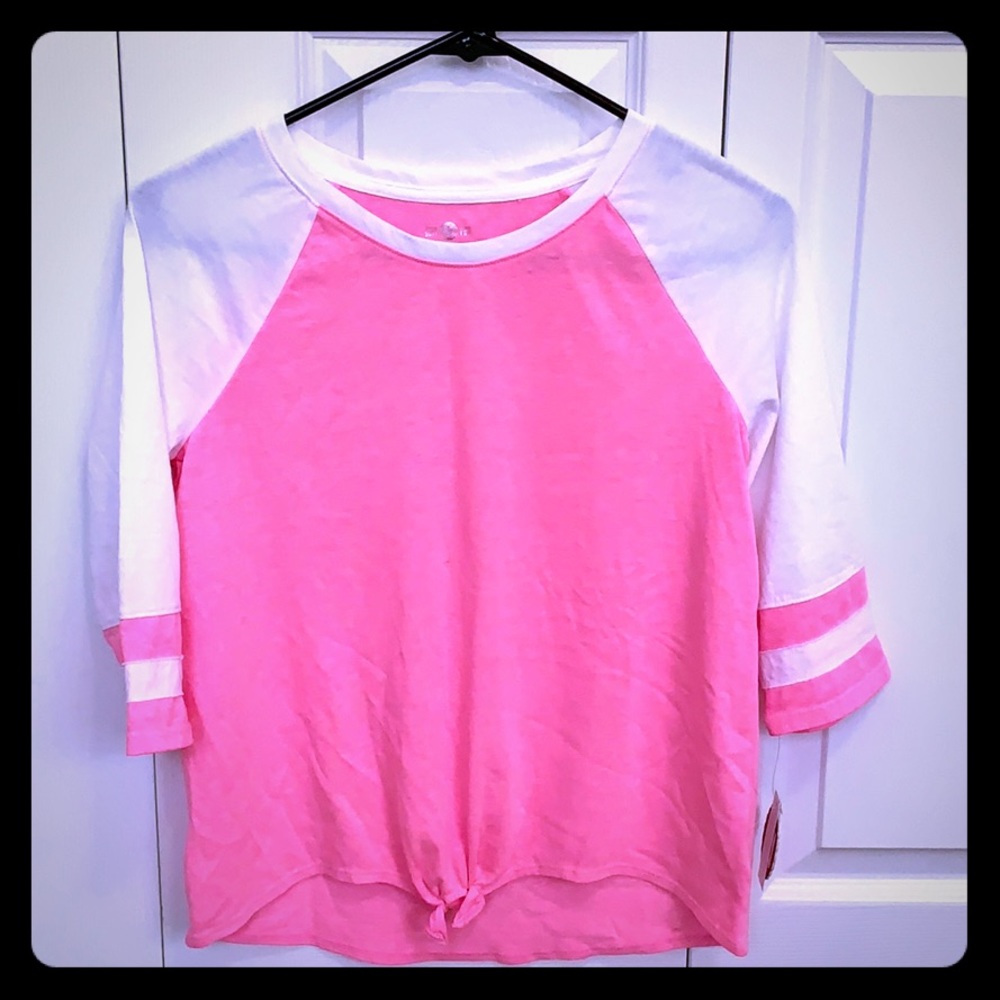 Pink & White Shirt